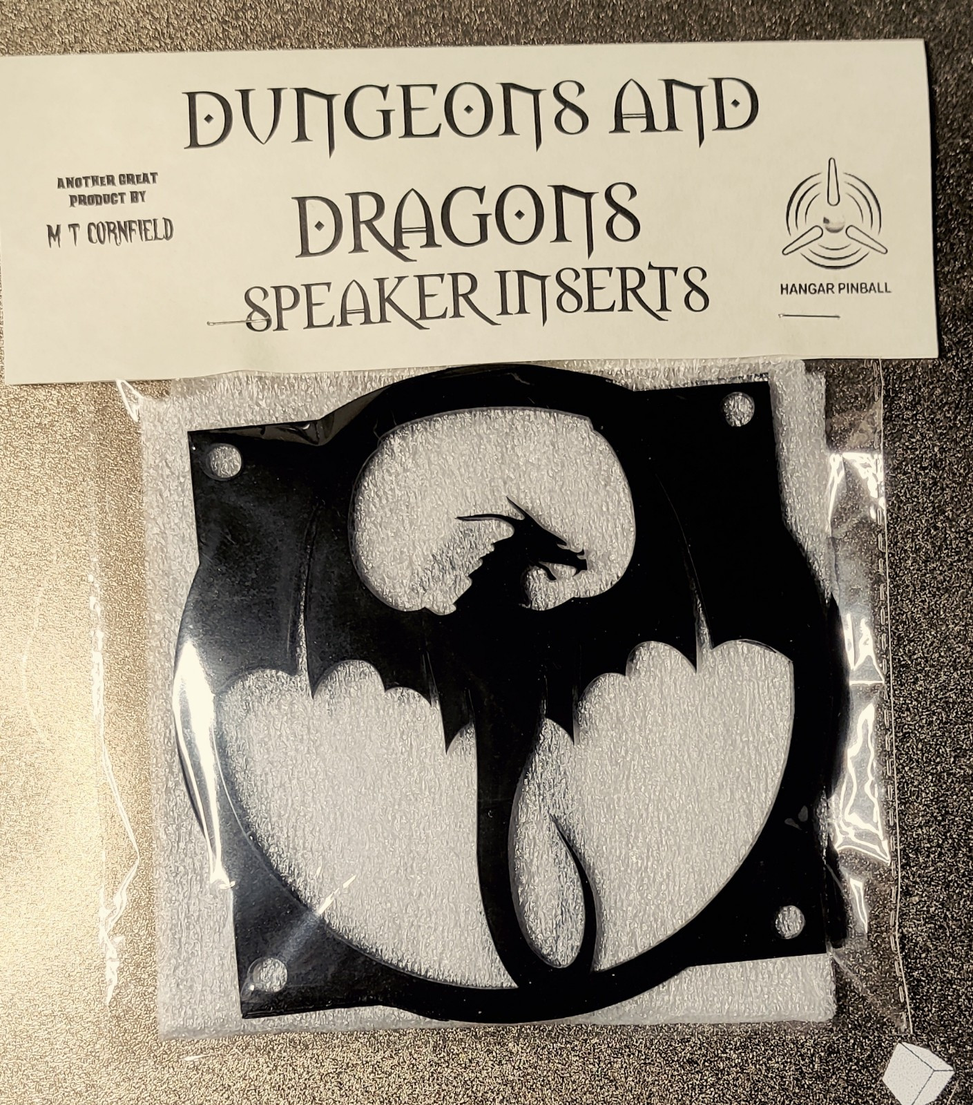 Stern Dungeons And Dragons pinball Speaker Inserts Fits 5.25"