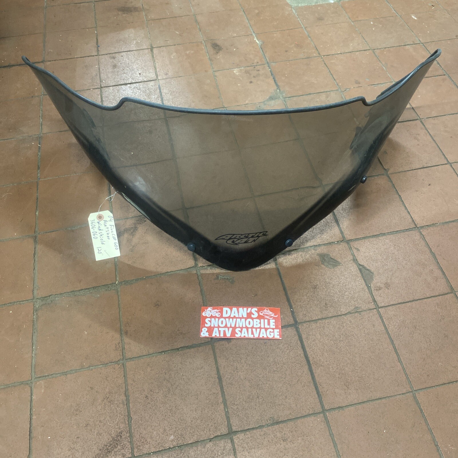 Windshield  Tinted # 3606-060 Arctic Cat 2004 Fire Cat 600 Snowmobile