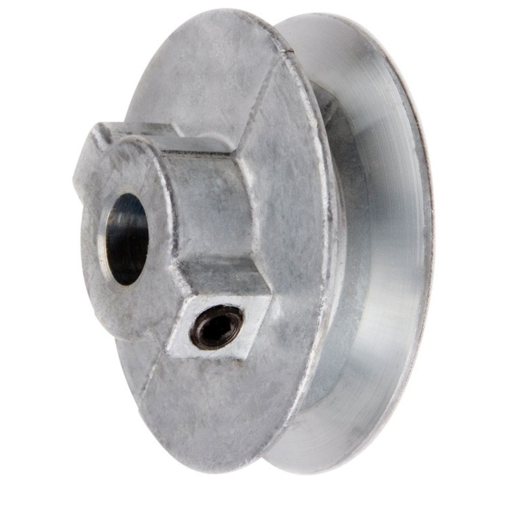 Chicago Die Cast 1-1/2 in. D X 1/2 in. D Zinc Single V-Grooved Pulley