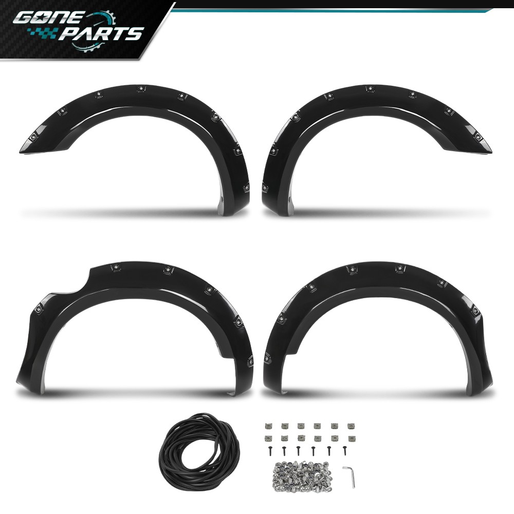 Paintable Pop-Out Bolt Fender Flares Fit For 2006-20 Nissan Frontier 5´ Bed Only