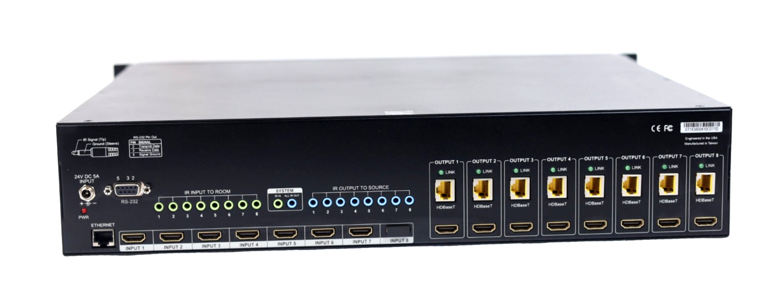 Binary B-500-MTRX-230-8x8 HDMI 8x8 Matrix Replacement Switcher u372
