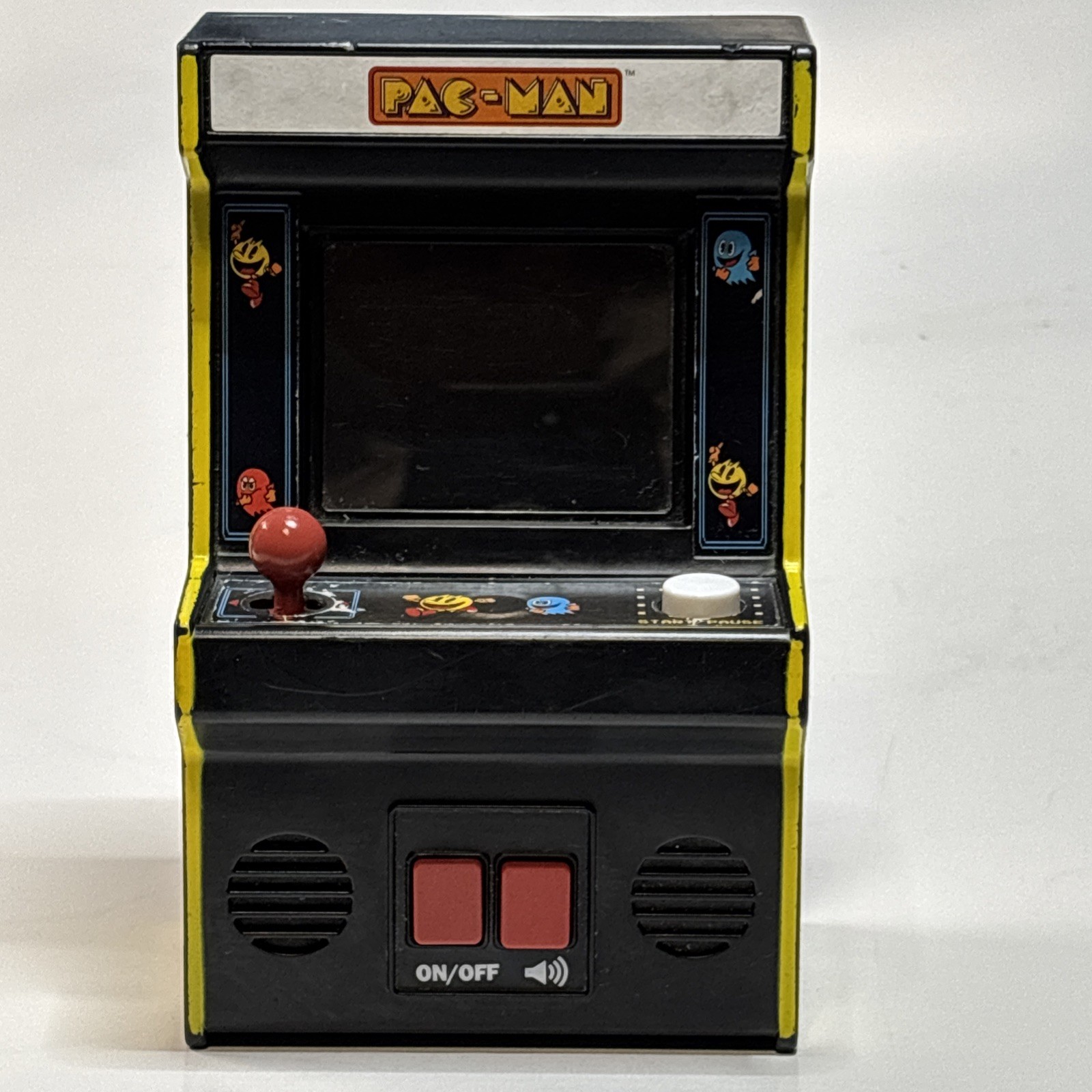 Pac-Man Mini Game Arcade Machine Handheld Classic Retro Replica - Tested Works