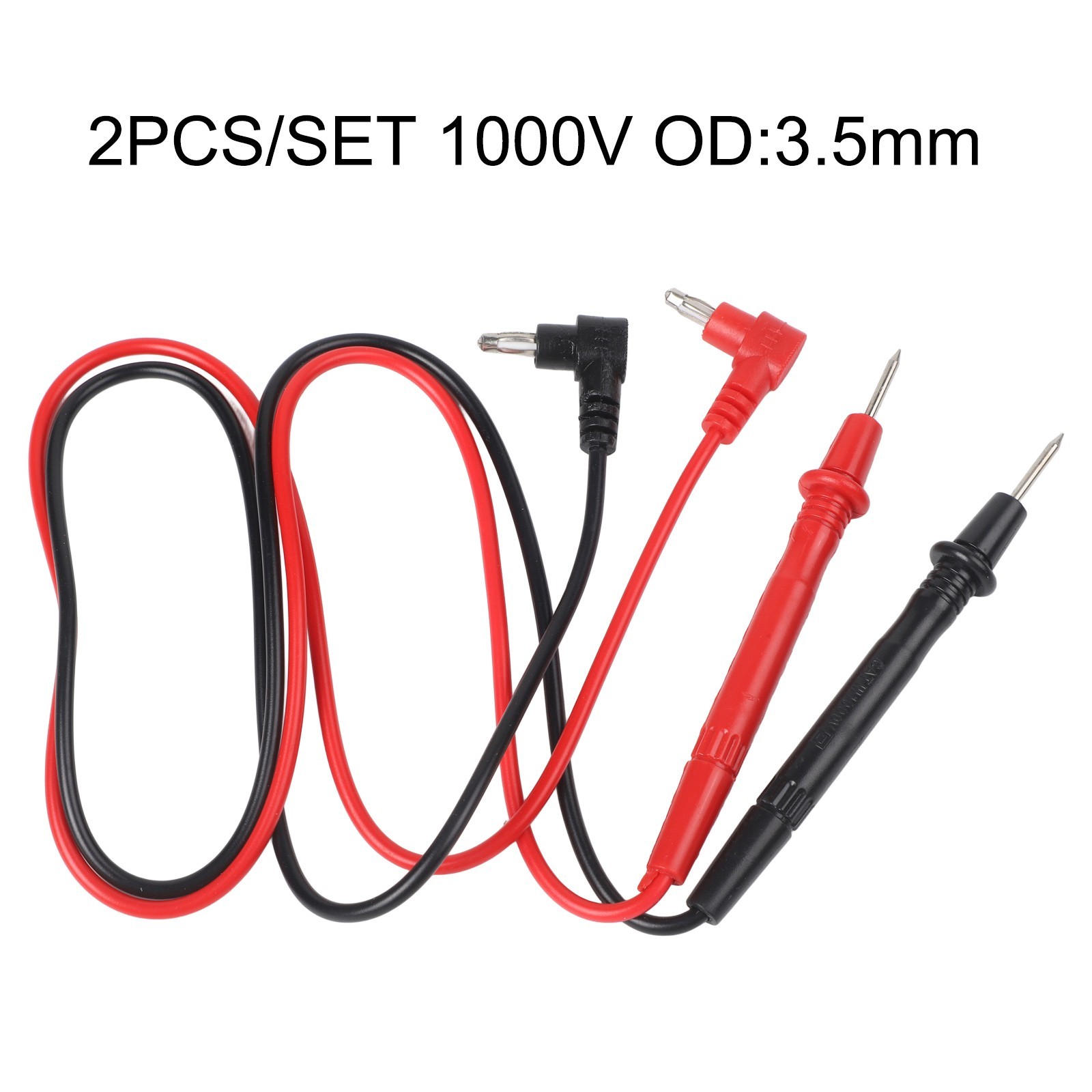 Multimeter Pen Digital Soft Rod Terminat Test Voltmeter Wire 2PCS/1SET