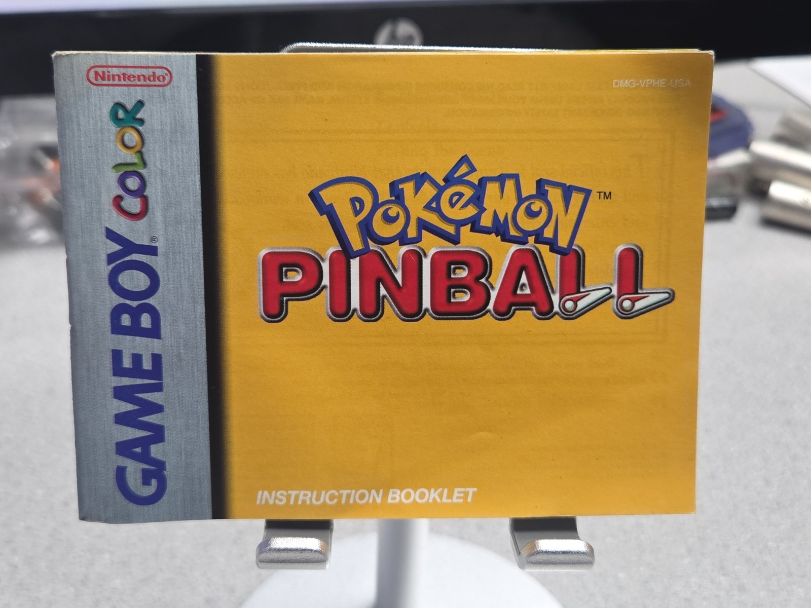 POKEMON PINBALL NINTENDO Game Boy Color Instruction Booklet Only