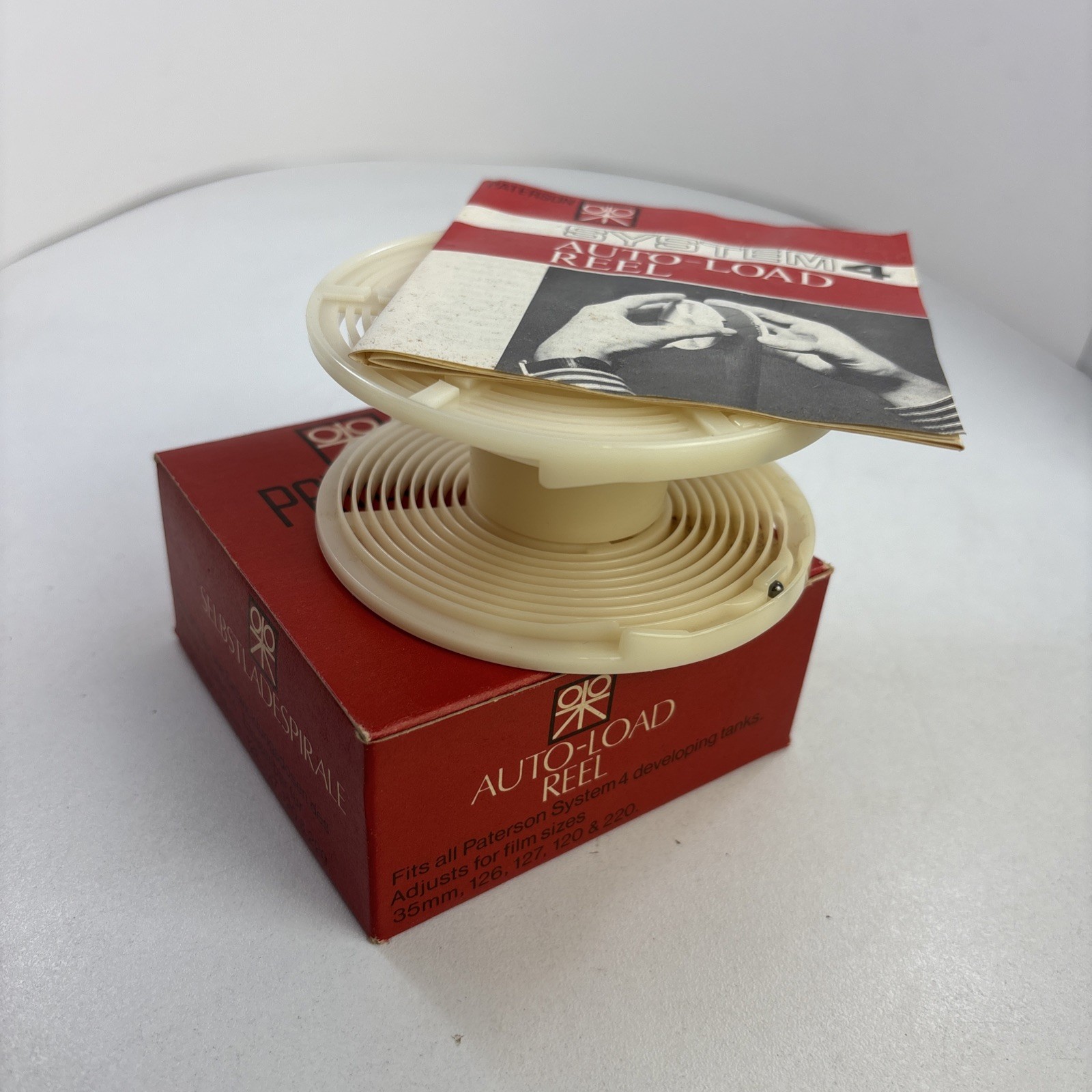 Paterson Auto Load Adjustable Reel for Super System 4 Tanks