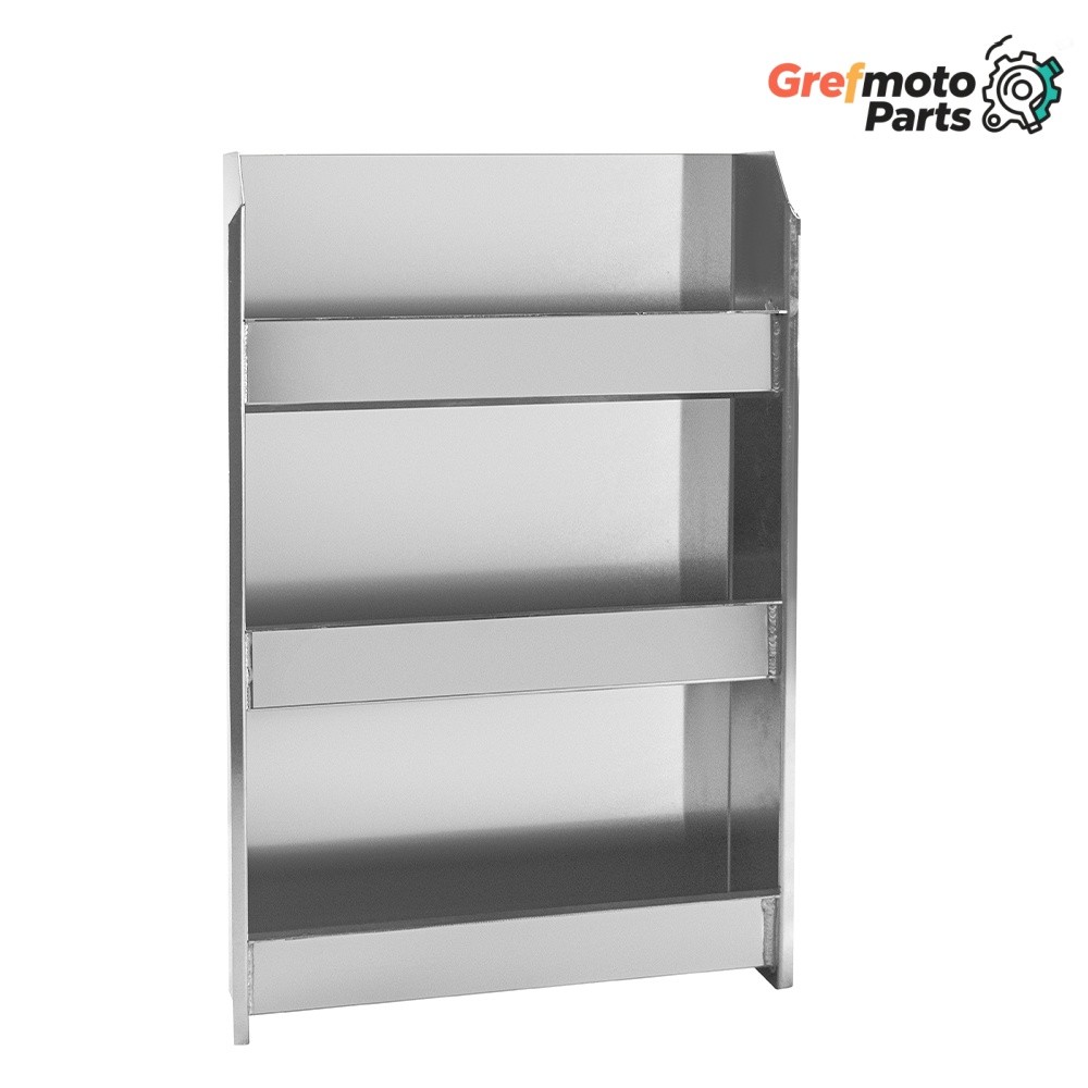 Grefmoto 24 Aerosol Can Holder Cabinet Shelf For Garage Shop Trailer Aluminum