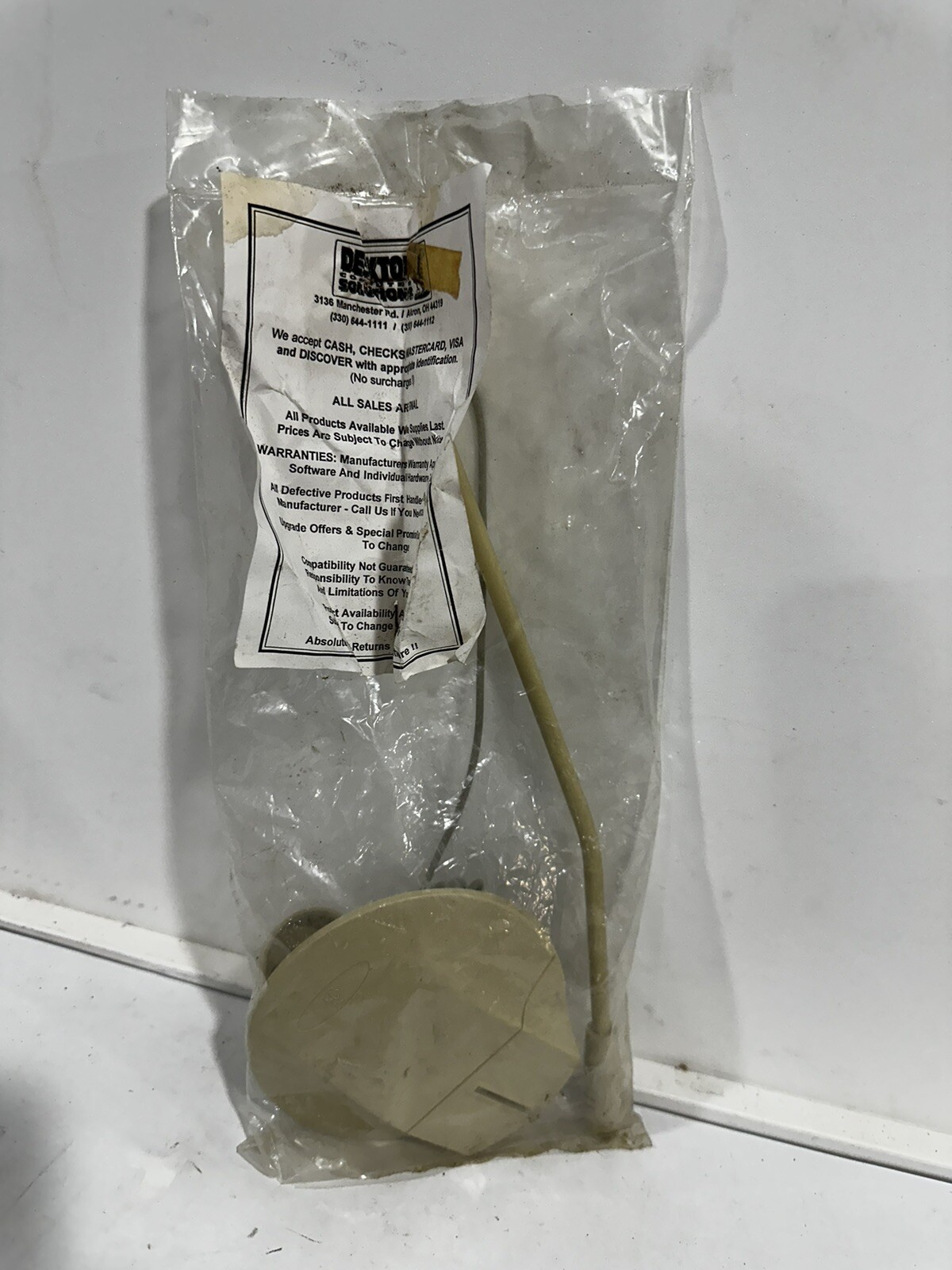 Vintage Computer Desktop Microphone 3.5mm Jack Cord HD-303 New Sealed Package