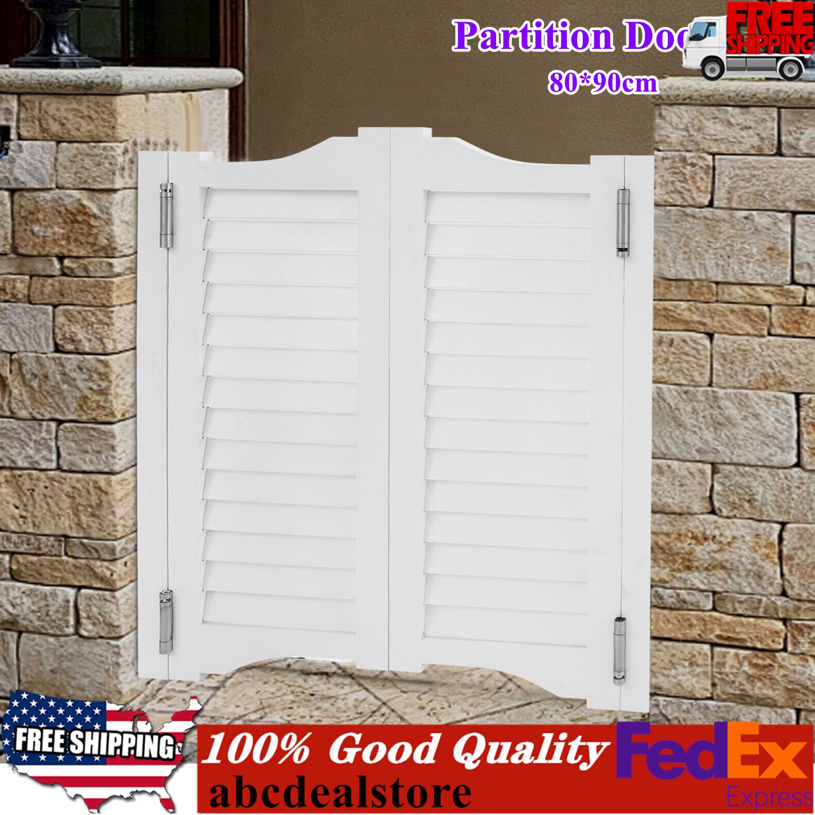 Partition Door Swinging Doors Bar Kitchen Auto Close Fence Half Waist Door
