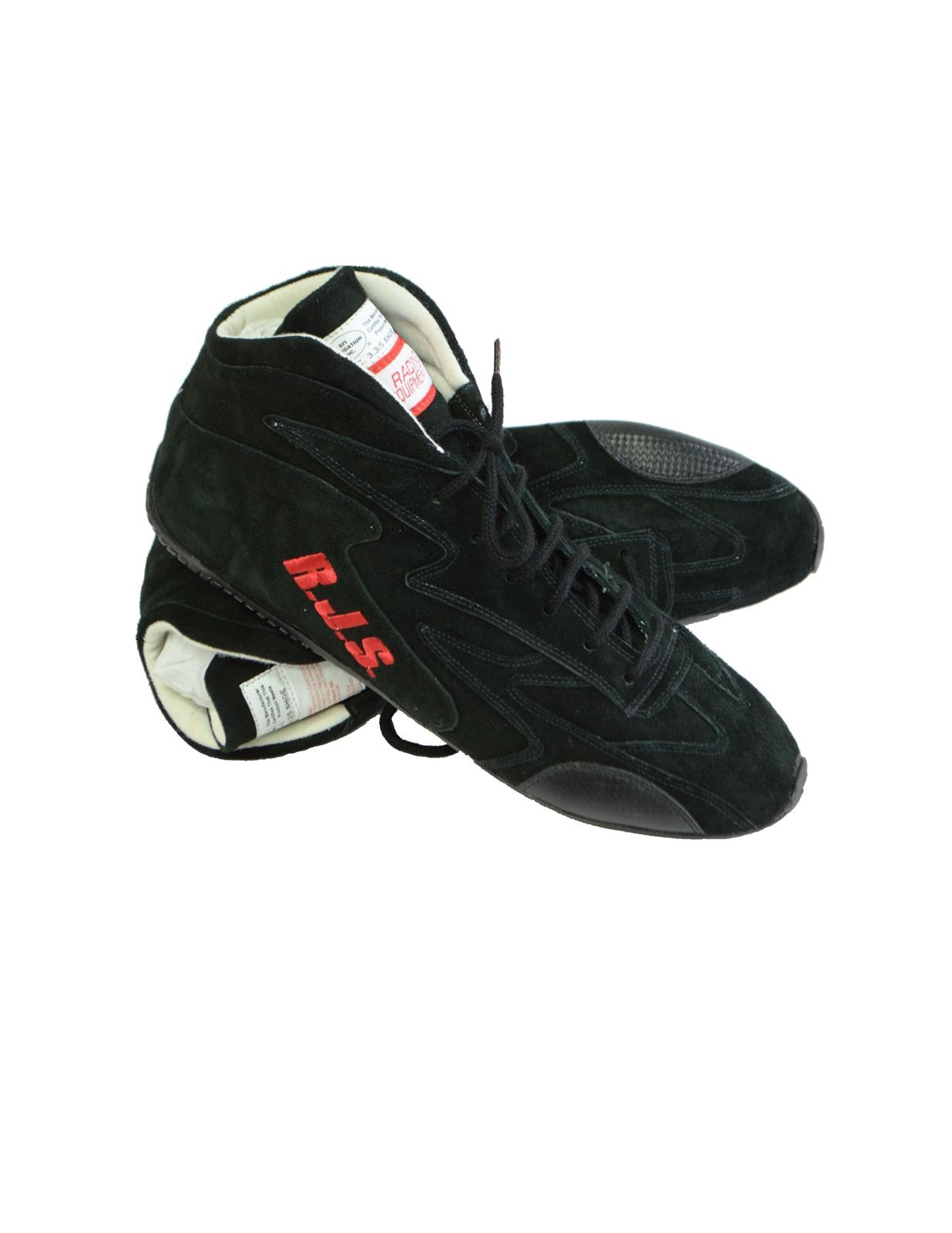RJS 500020154 Driving Shoes Racing Mid-top Nomex Liner SFI 3.3/5 Mens 8 Pair