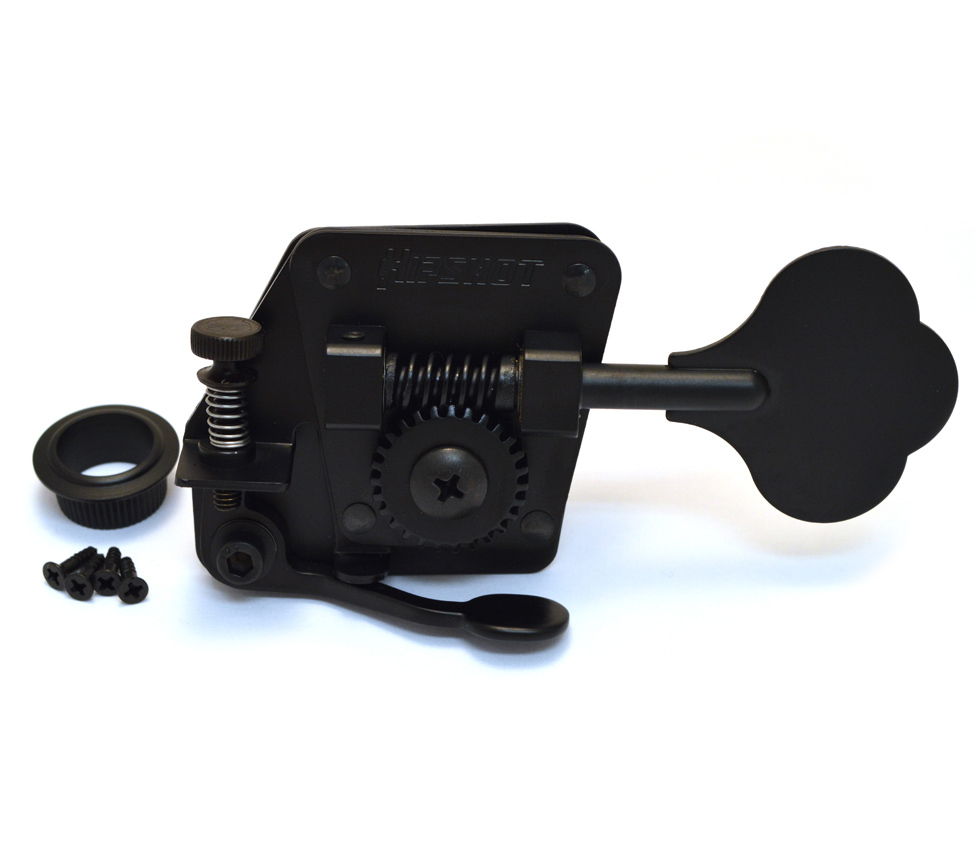 20200B Hipshot US Black D-Tuner for Most 68-71 Fenders and Schaller BMFL Tuners