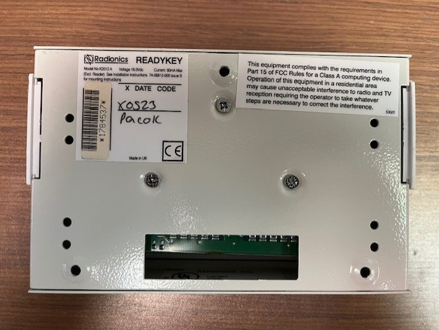 Radionics Readykey K2012 Wiegand Interface; NOS. Brand New.