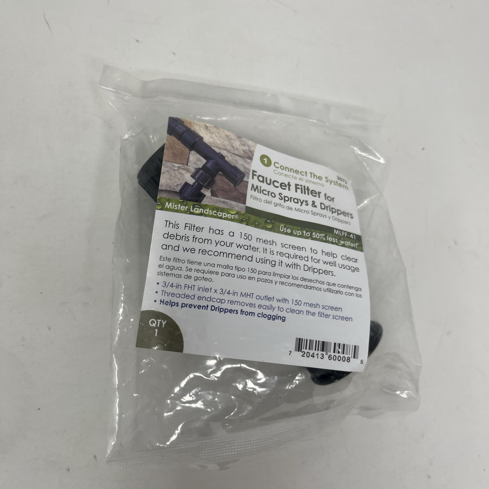 Mister Landscaper 150 Mesh Faucet Filter Micro Sprays & Drippers 3572 MLFF-41