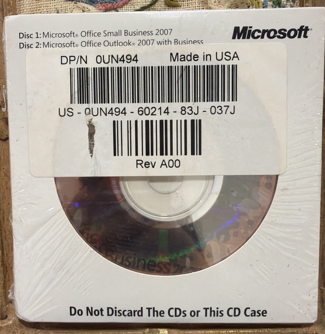 MS Microsoft Office 2007 Small Business Edition SBE Full English Version
