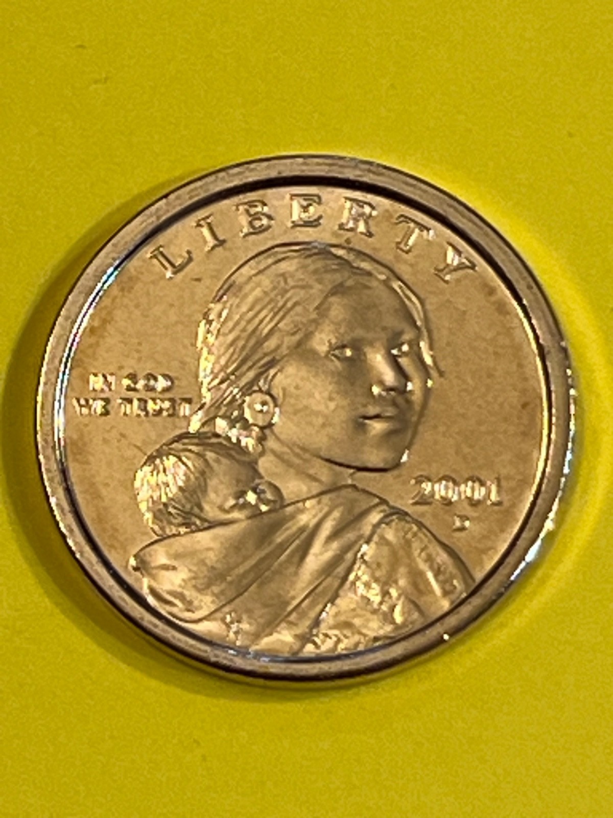 COIN NATIVE AMERICAN SACAGAWEA 2001 S PROOF FREE SHIPPING