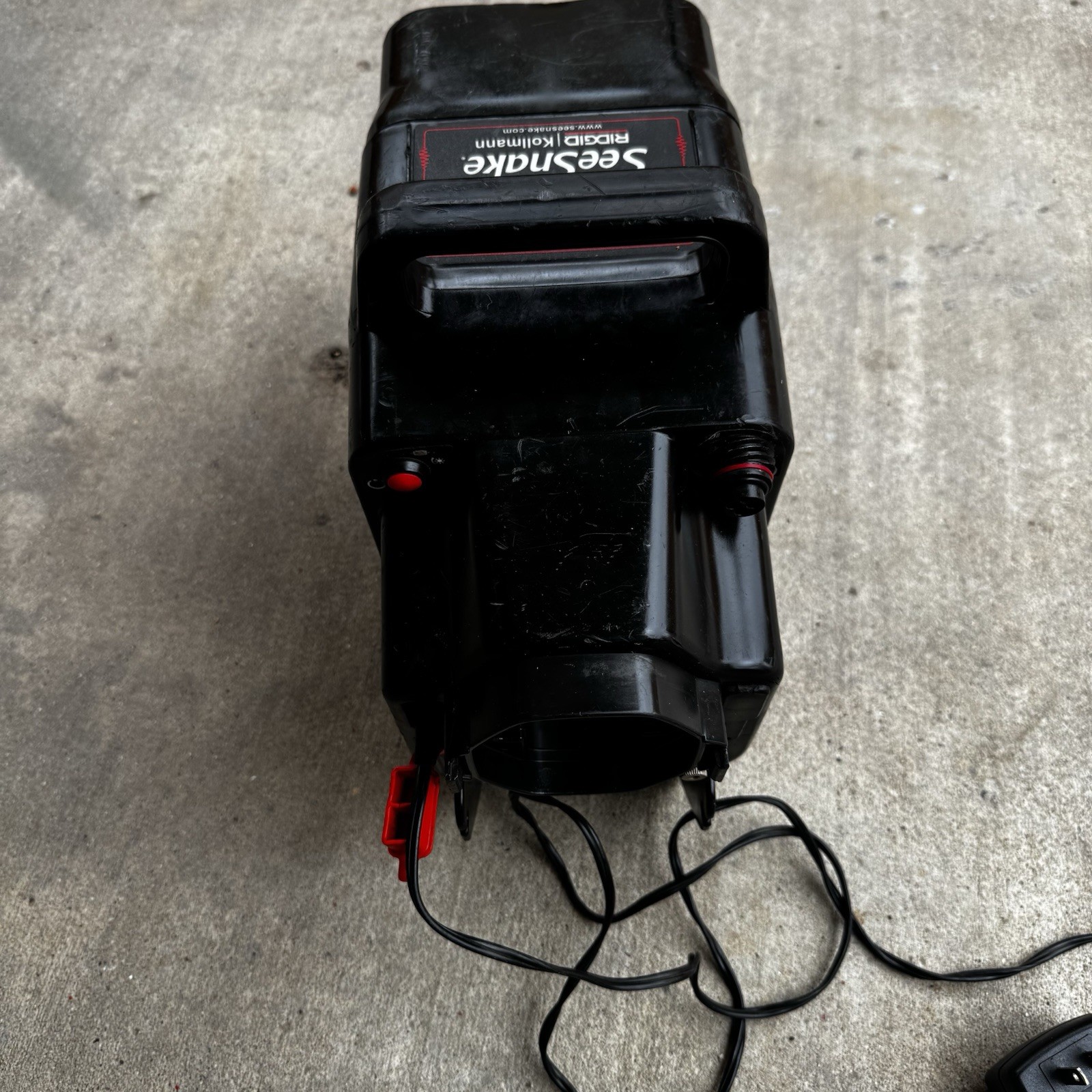 ridgid seesnake Kollman Black&white Sewer Camera Monitor Used No Battery