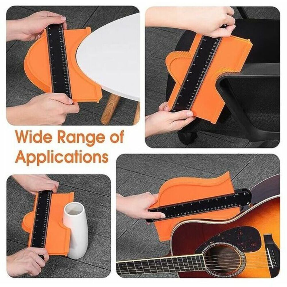 2x Lockable Contour Gauge Profile Duplicator Marking Tool Wood Laminate