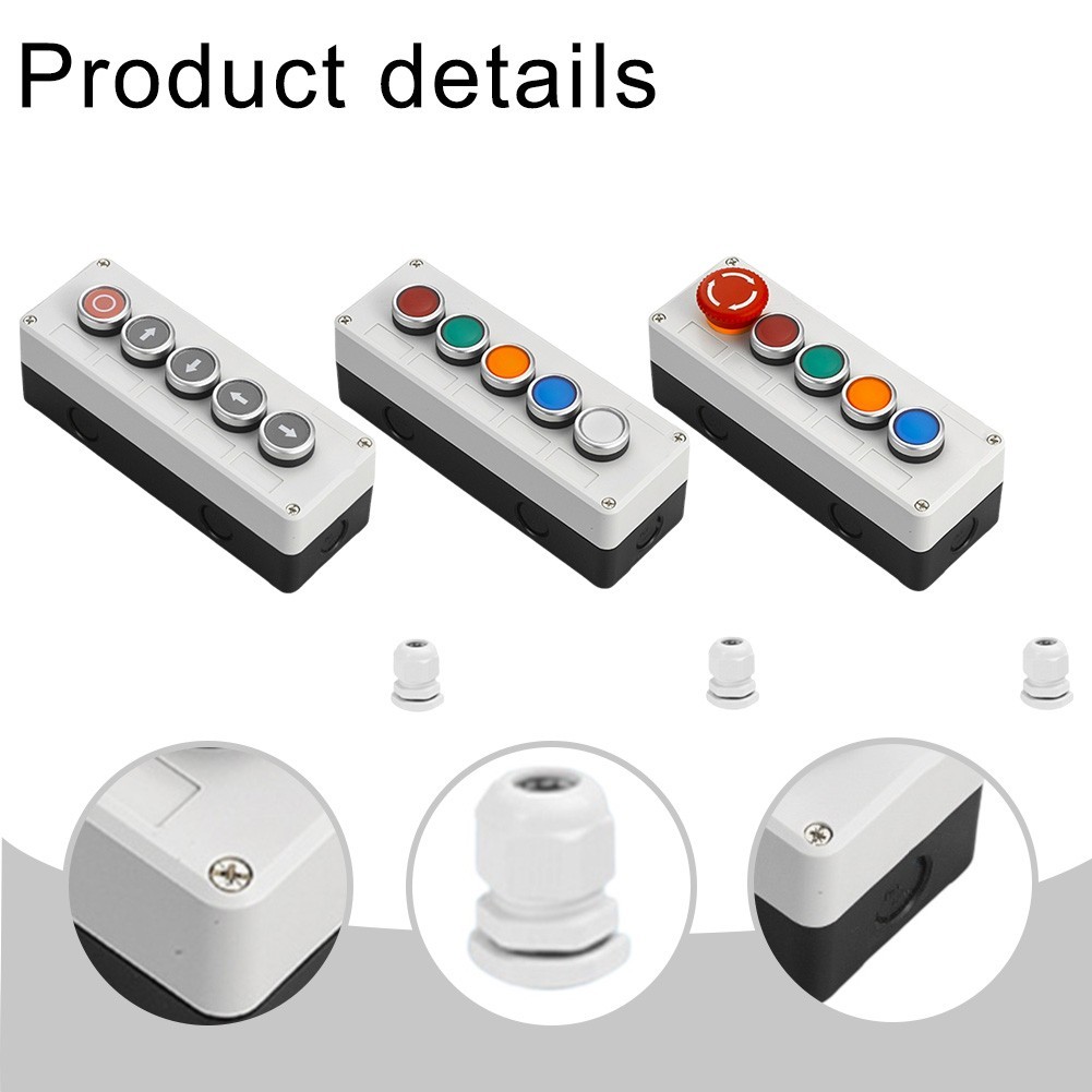 22mm Waterproof Push Button Switch Control Box with Anti Rust Features