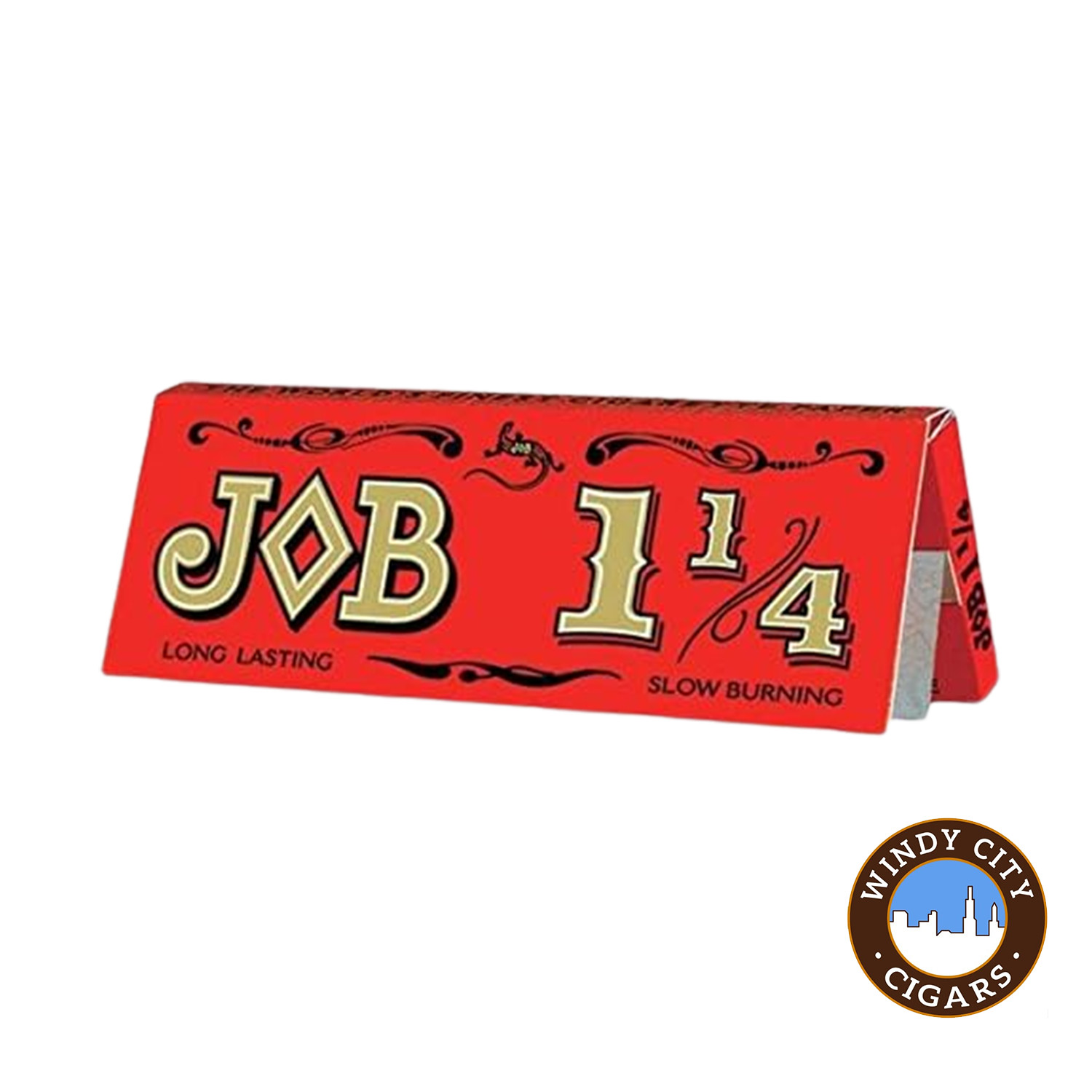 Job 1 1/4 Slow Burning Rolling Paper - 10 Packs