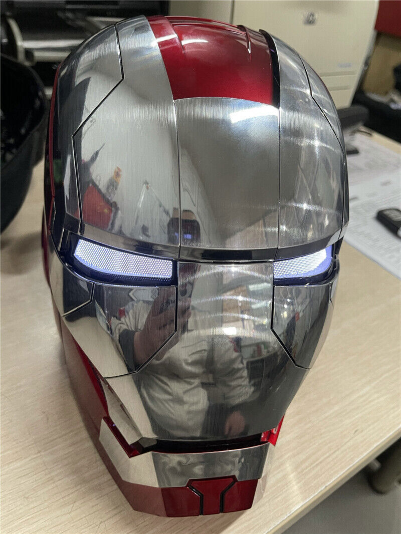 US StocK AUTOKING Iron Man MK5 Helmet Wearable Voice Control ABS Mask Cosplay