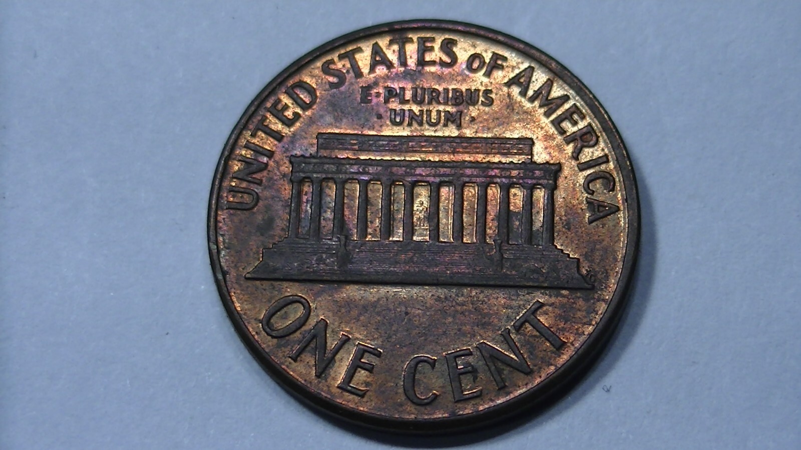 1960 D DENVER DOUBLE DD MINT MARK ERROR LINCOLN MEMORIAL PENNY CENT BOLD NICE!