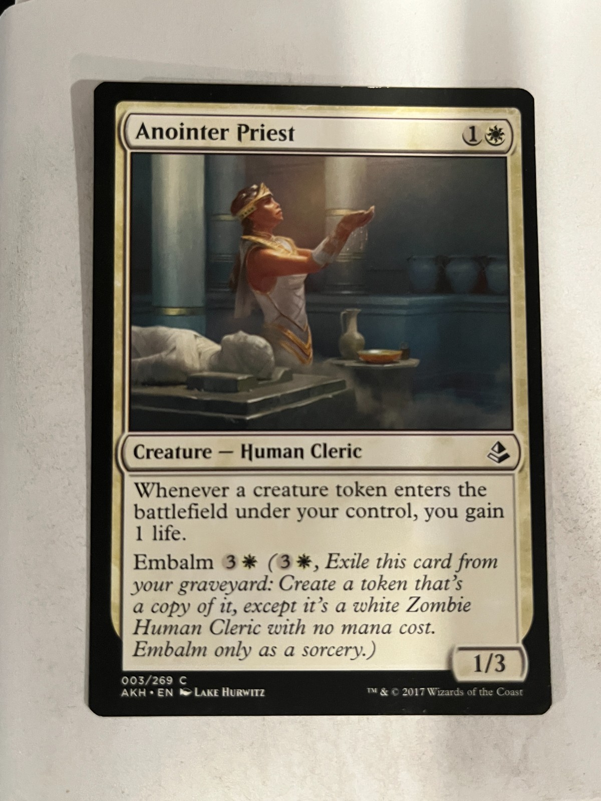 Anointer Priest - Amonkhet - Magic the Gathering MTG Nice!