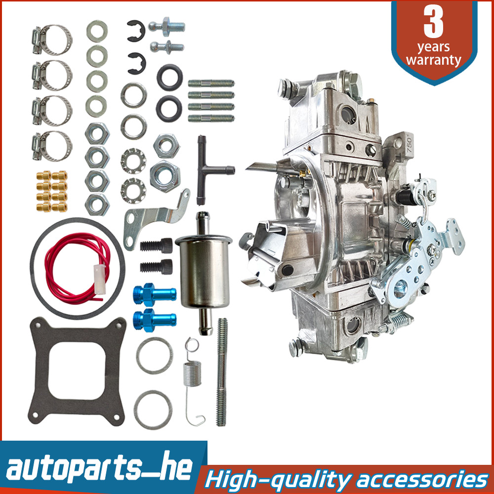 750CFM For Holley Quick Fuel 4150 Carburetor Double-Pumper 4 Barrel Carb E-Choke