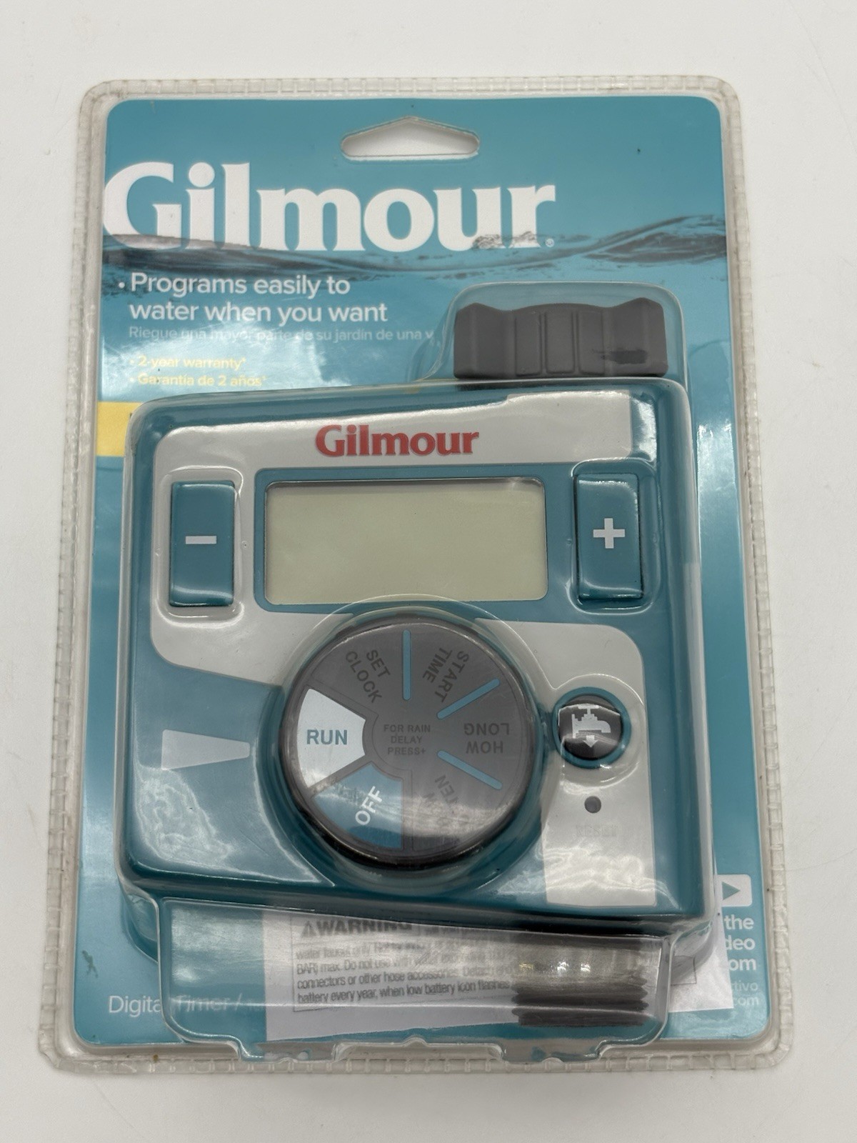 NEW SEALED Gilmour  Single Hose  Outlet Programmable Electronic Water Timer