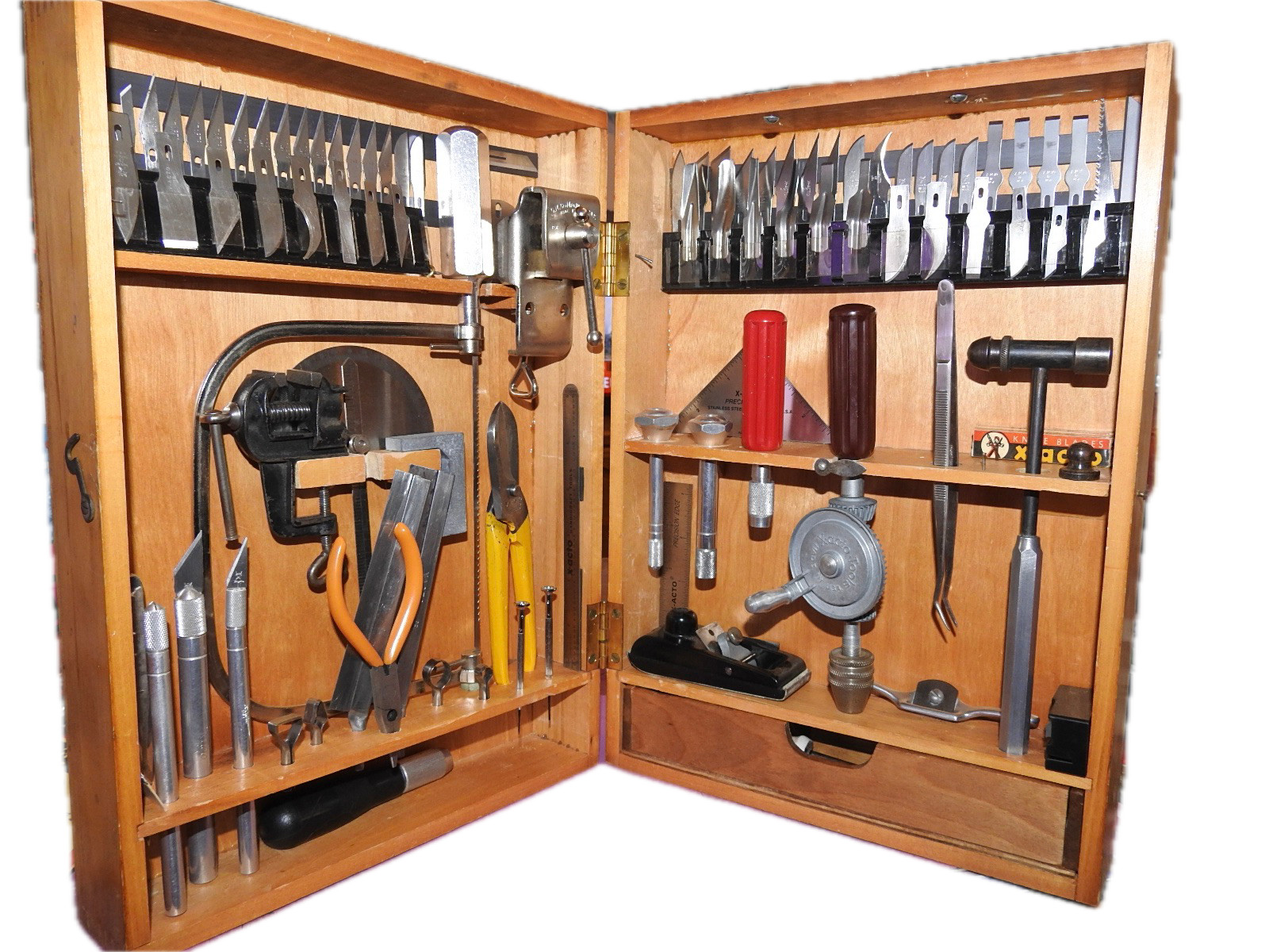 🇺🇸 RARE VINTAGE X-ACTO #88 HOBBY TOOL CABINET FROM 60's -UNIQUE GIFT!🇺🇸
