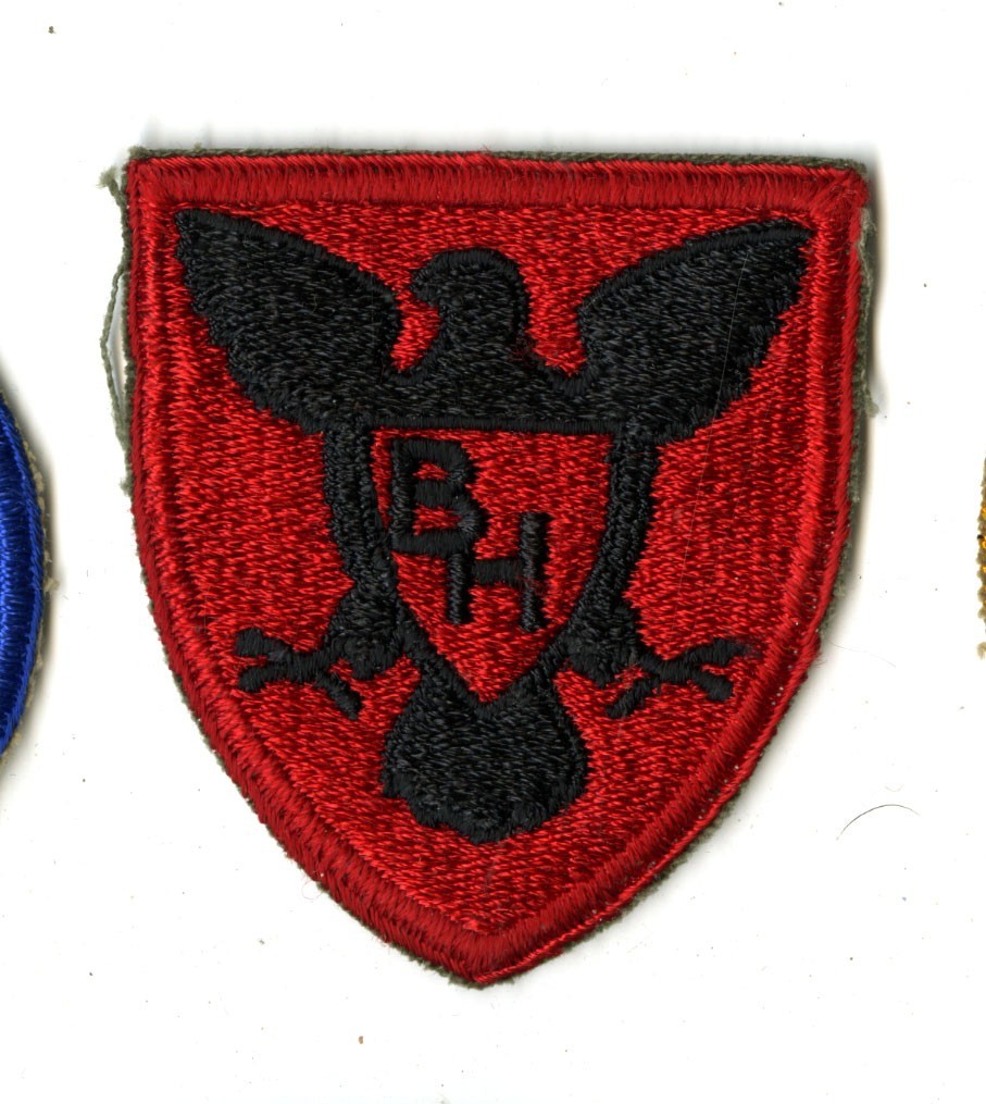 86th Infantry Division White Back Patch WWII Vintage Germany Czechoslovakia