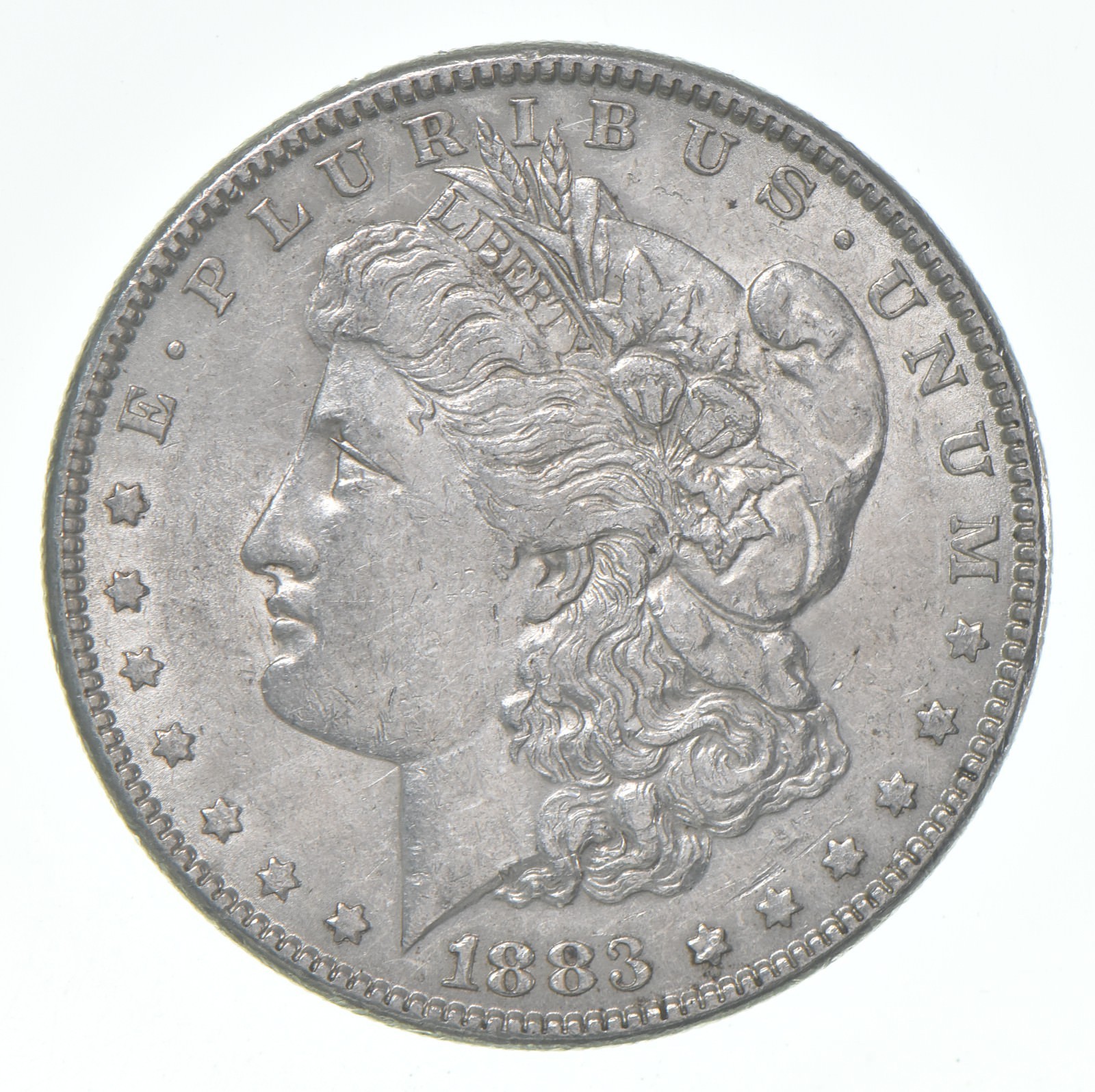 AU+ 1883 (P) Morgan Silver Dollar (1 coin)