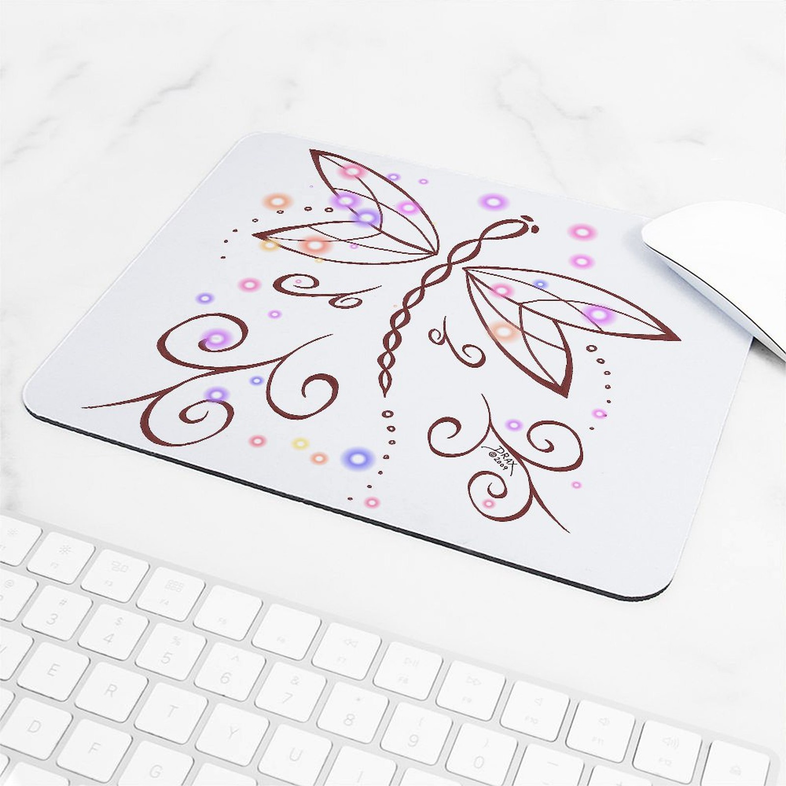 CafePress Dragonfly Daydream Mousepad (361995716)