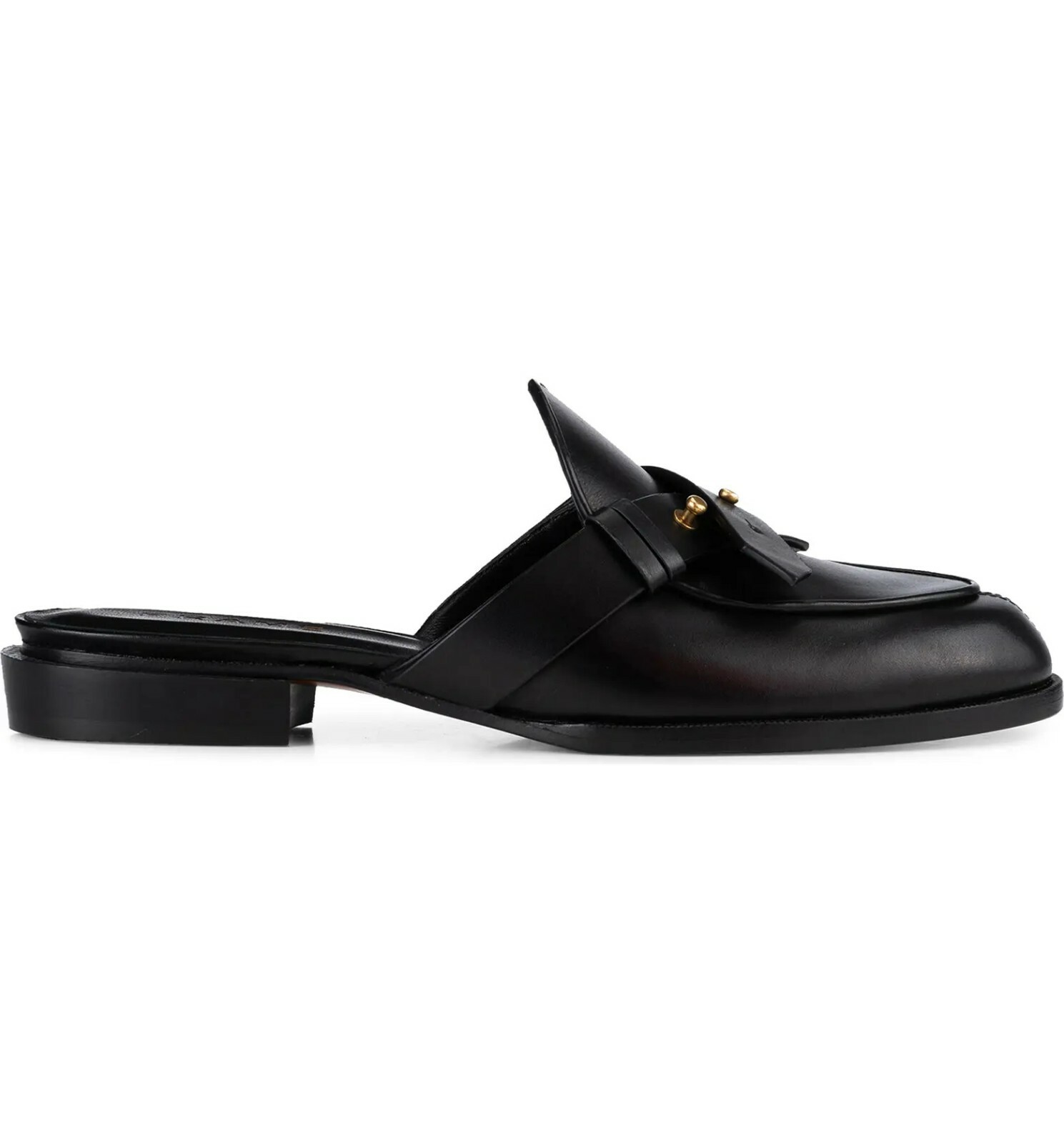 $400 FRAME Le Sweetzer CRISSCROSS Mule SLIDE ON FLAT LEATHER BLACK 41  (TB2)