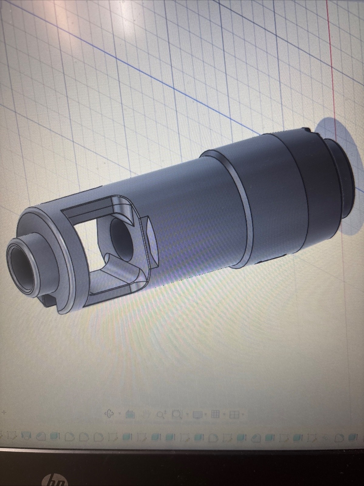 Airsoft AK flashhider 14mm CCW (2 pack)
