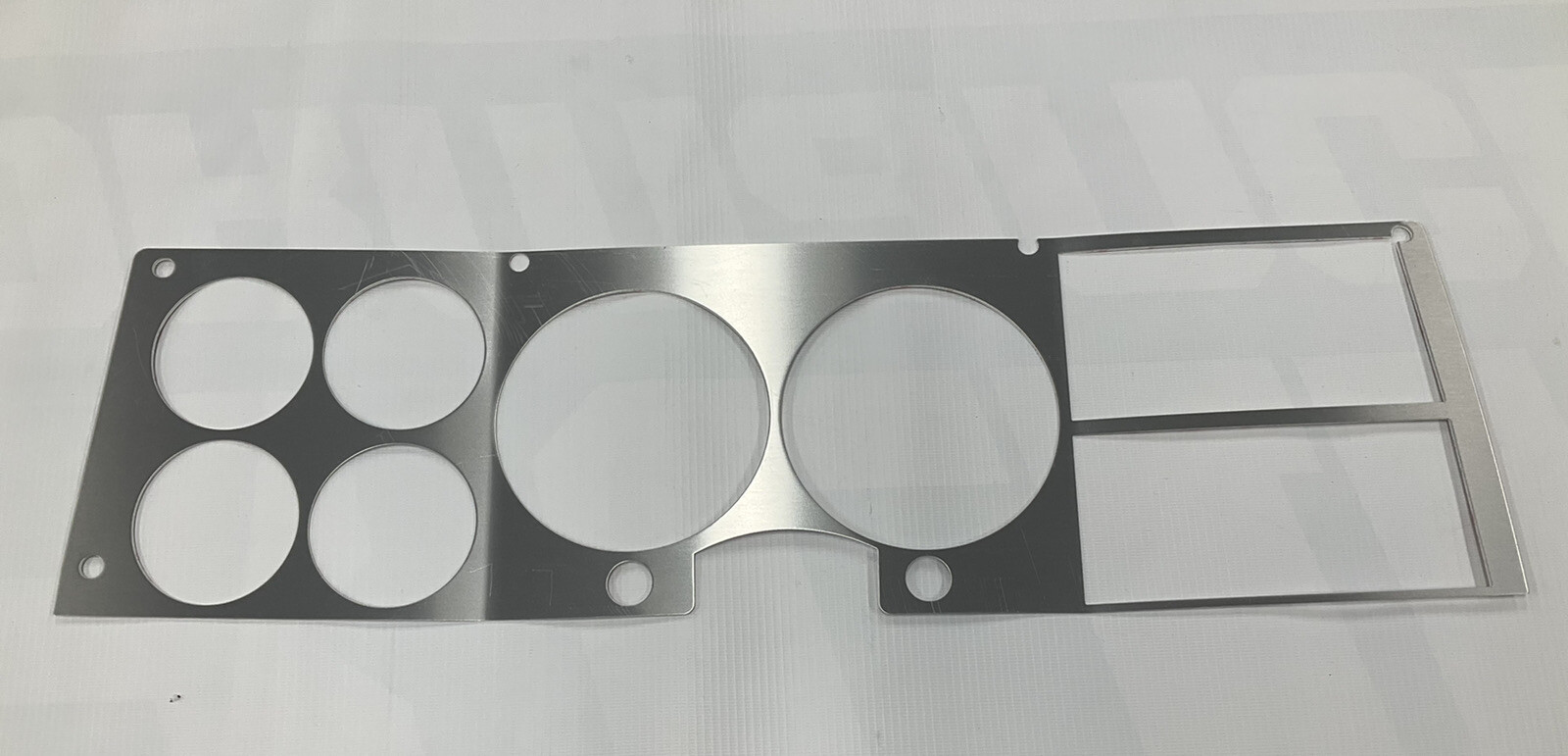Brushed Aluminum Dash Bezel Insert 1981-1987 Chevy/GMC Truck Blazer Suburban