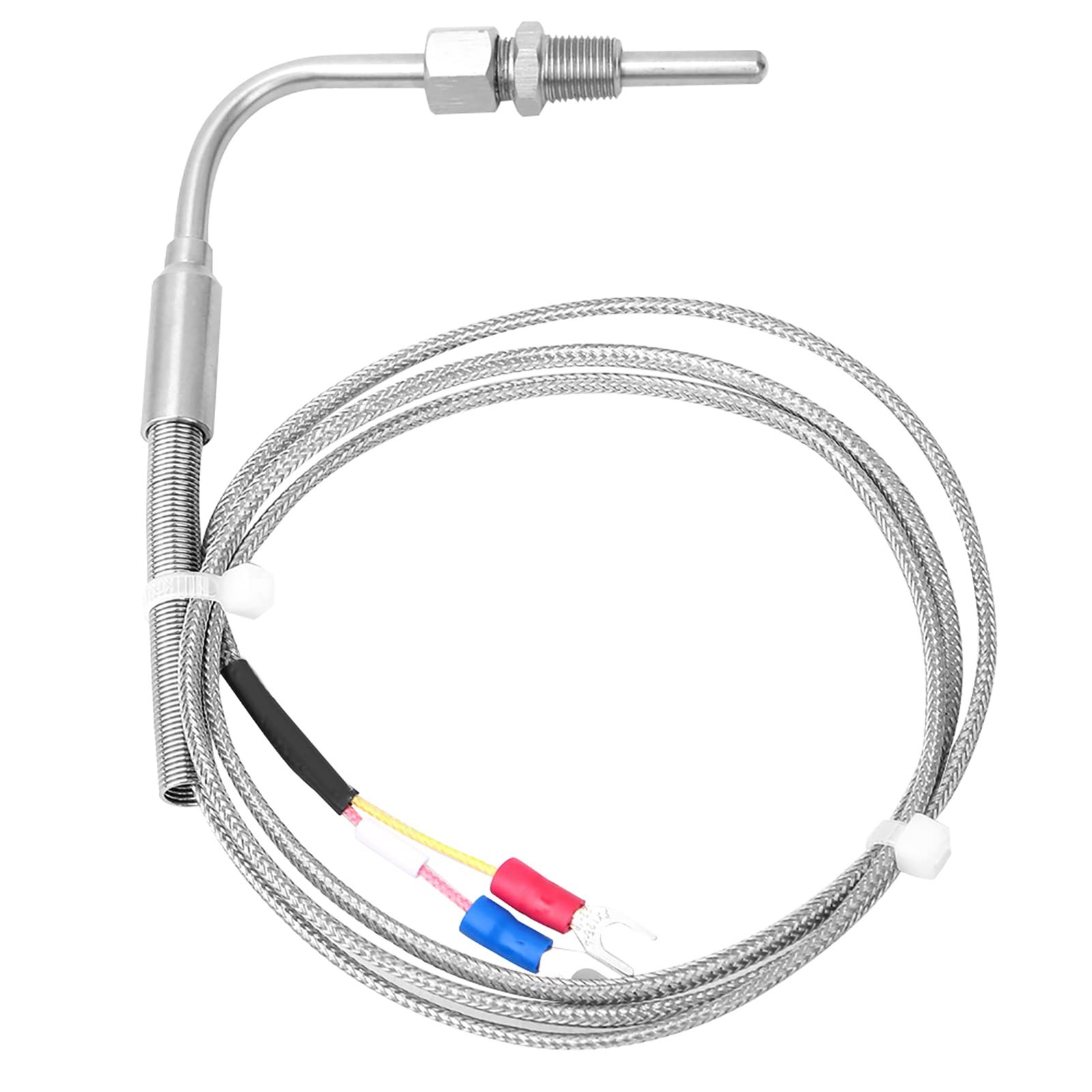K Type Thermocouple Probe PT 1/8 Thread Temperature Sensor 01250 1 M Cable