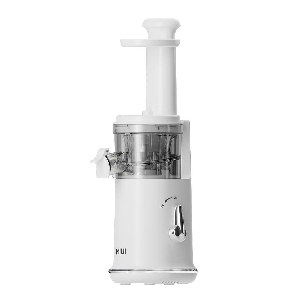 Mini Juicer 120W Single Spiral Cold Press Slow Juicer Quick Installation Easy...