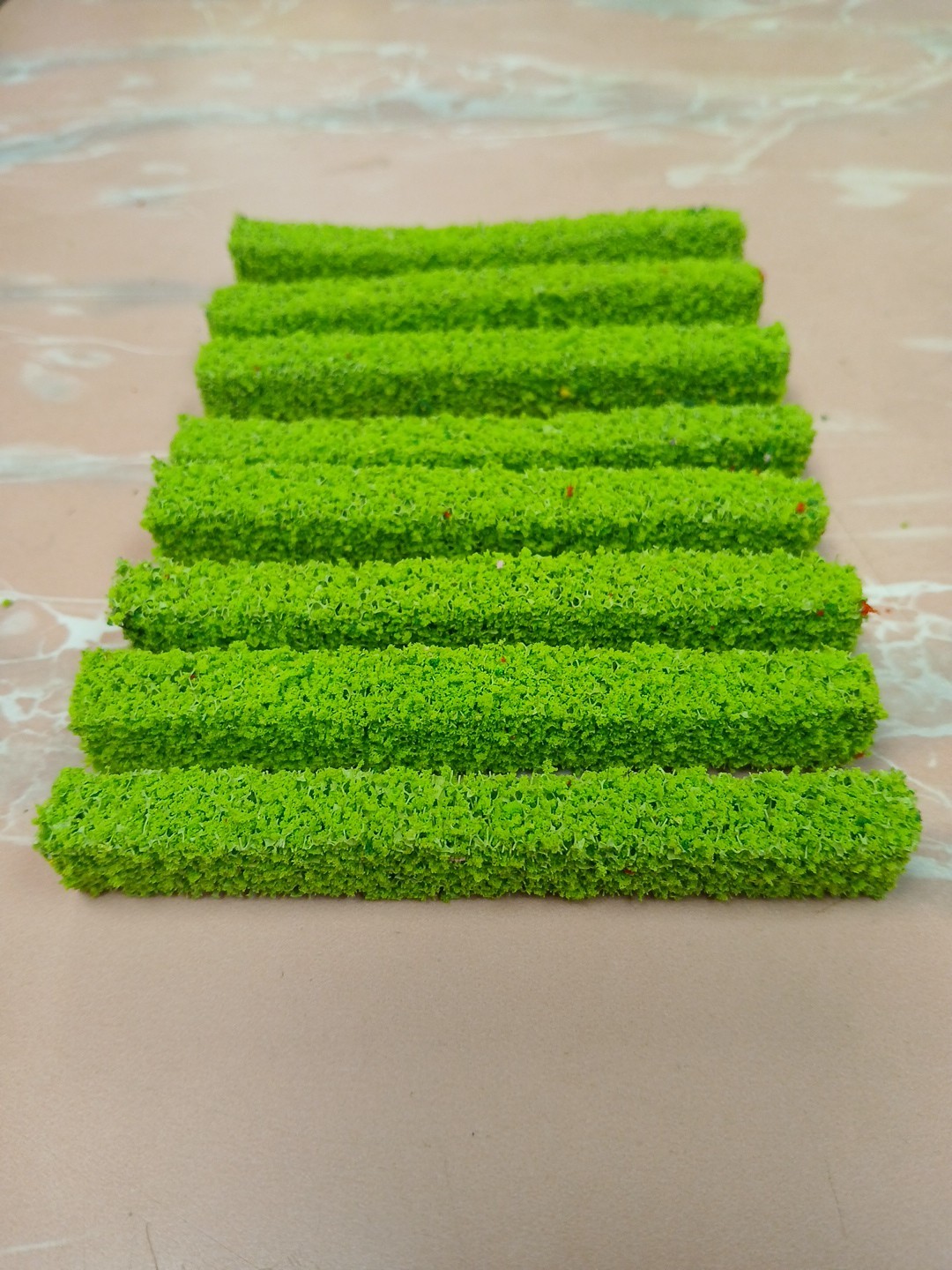 4x.5" Landscape Model Spring Green Hedge wargaming scenery terrain 32"