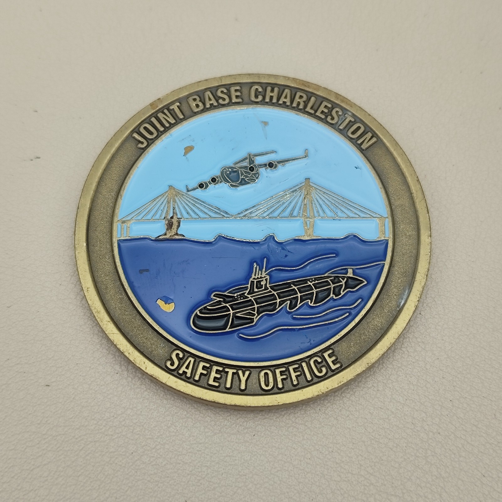 USAF Joint Base Charleston Safety Office Challenge Coin