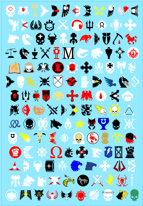 A6 - Xenos Hunters Heavy Terminators Chapter Mix Transfer Sheet