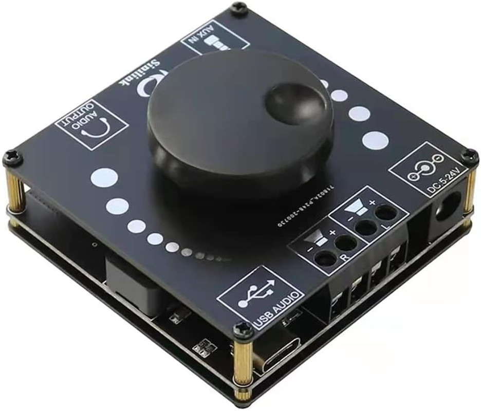 1 pcs HiFi 50W+50W TPA3116D2 Stereo Bluetooth Digital Amplifier Board AUX USB C