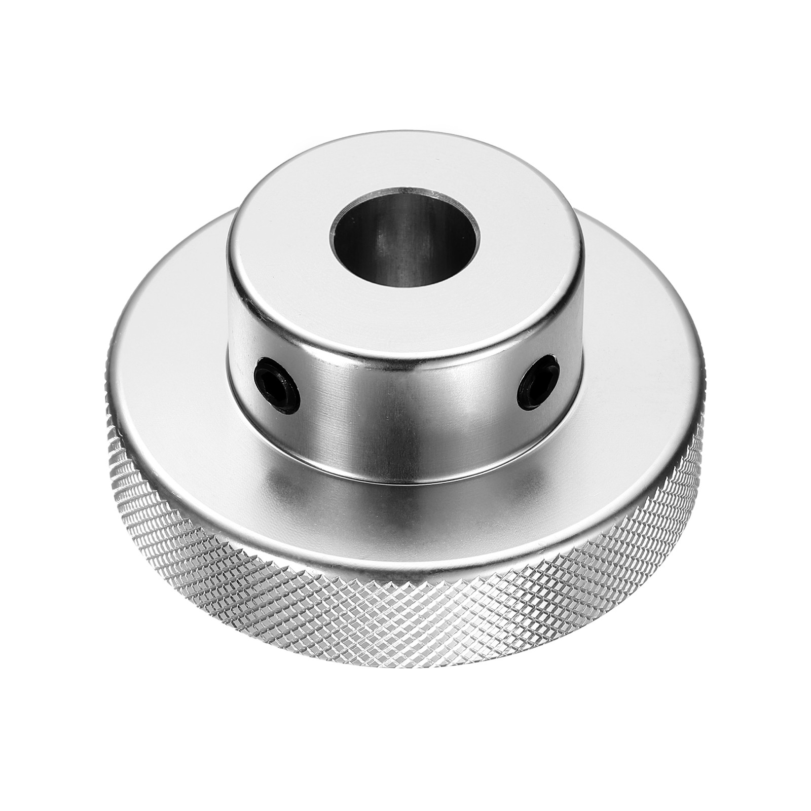 Anodization Aluminum Alloy Handwheel 16mm Bore 60mm OD Knurled Knob with Wrench