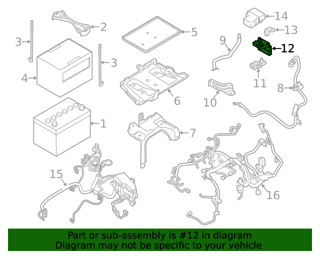 Genuine Fusible Link 24380-JA00A