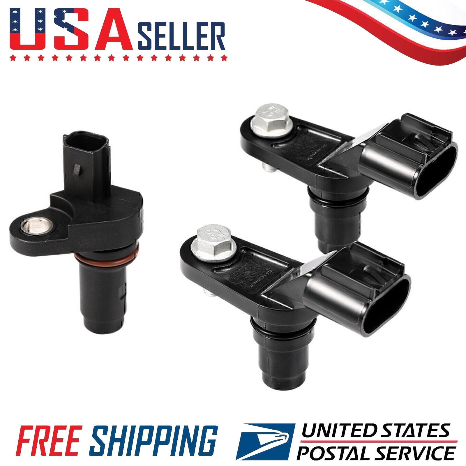 2x Camshaft + 1x Crankshaft Position Sensor For Chevy Equinox Buick GMC Pontiac