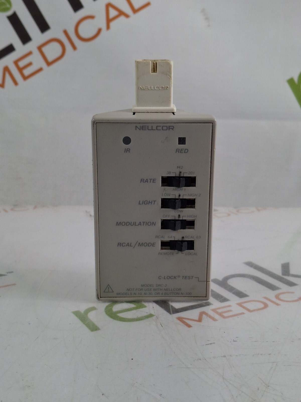 Nellcor SRC-2 C-Lock Pulse Oximeter Tester