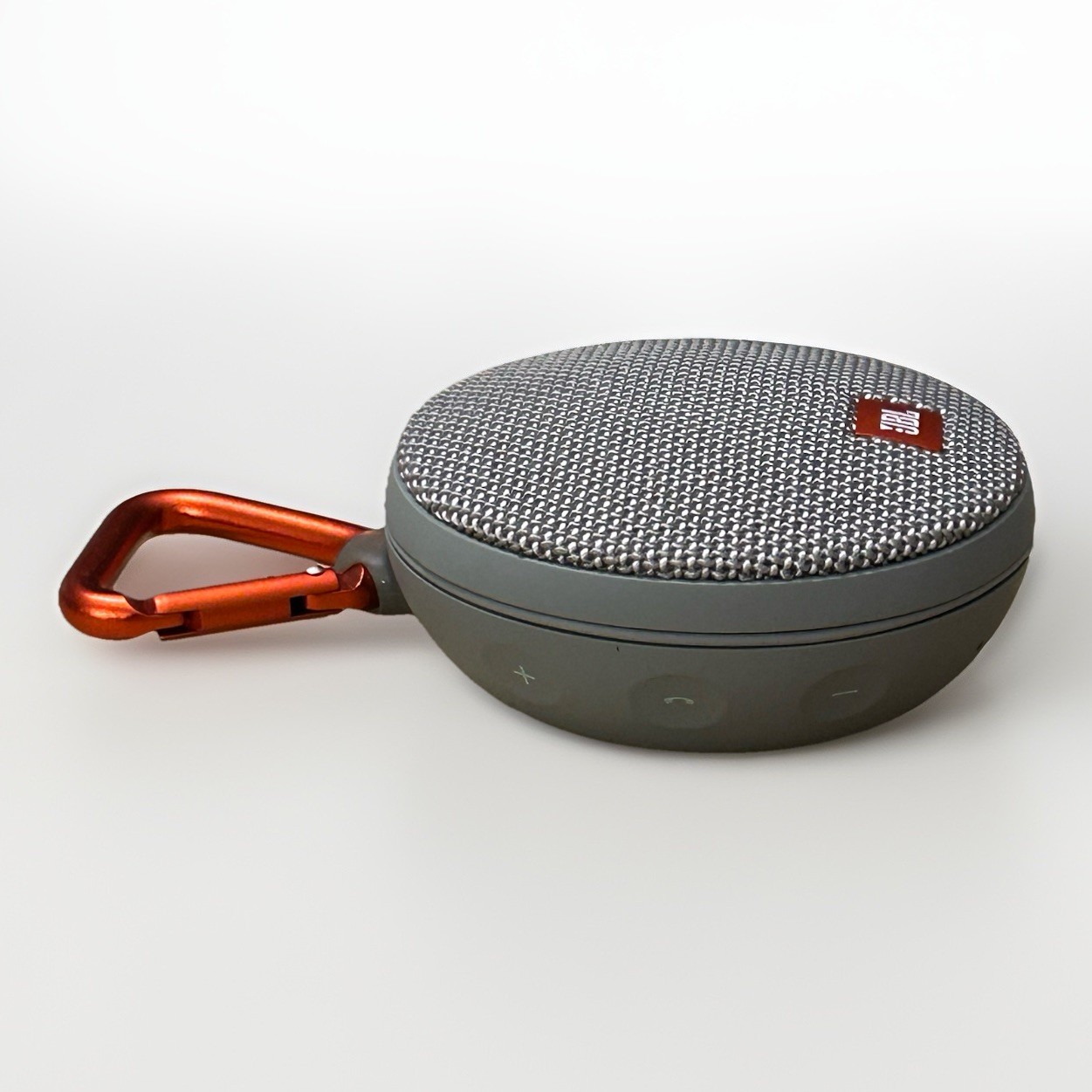 JBL CLIP 2 Waterproof Portable Bluetooth Speaker Gray Tested & Working