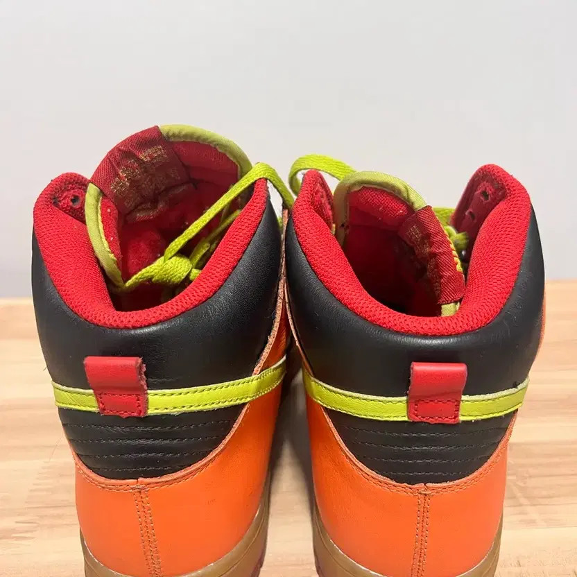 Nike Dunk High Orange Lime Black Red 265 Official