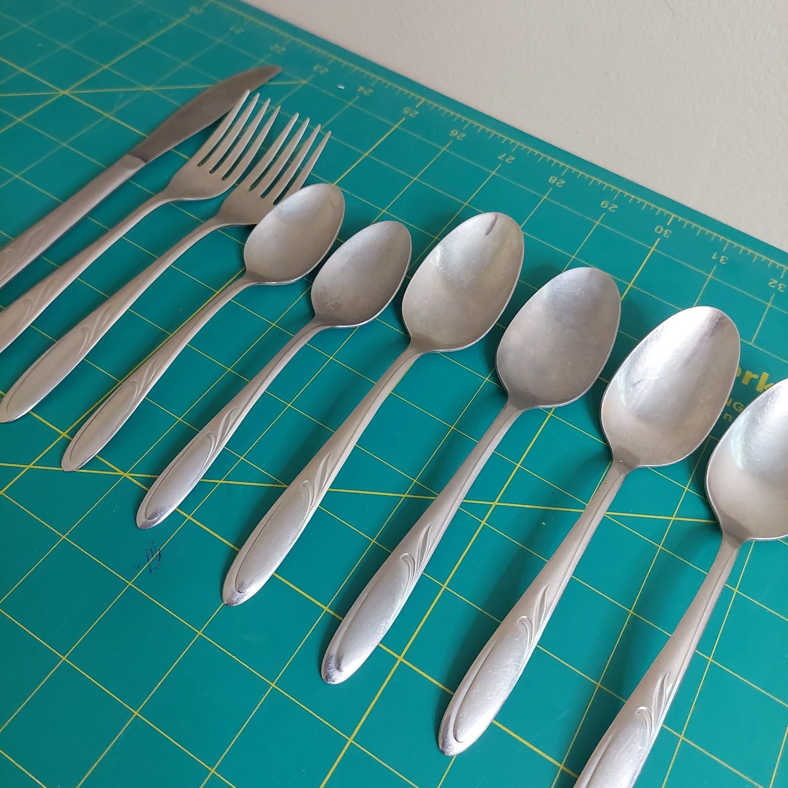 Vintage Superior Stainless Vibrant Flatware Pieces USA Made