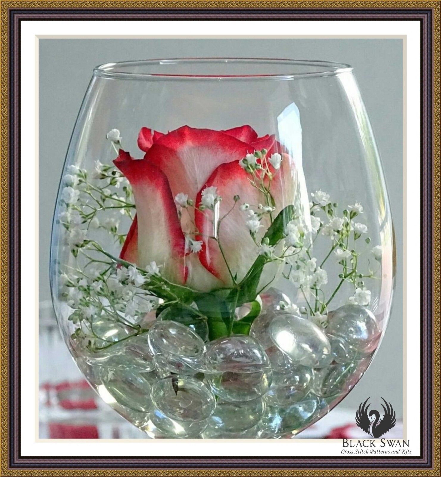 Crystal Rose 1165 - Chart Counted Cross Stitch Pattern Needlework craft