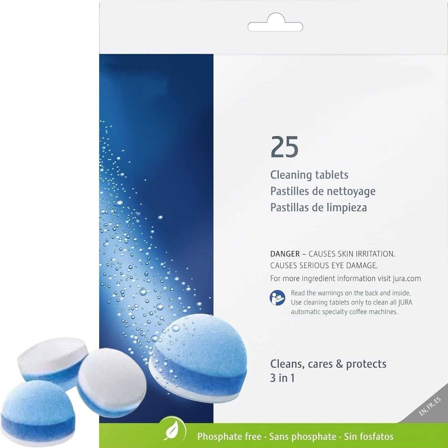 Generic 3-Phase Cleaning Tablets Deep Cleaning For All Coffee Machines 24 Count