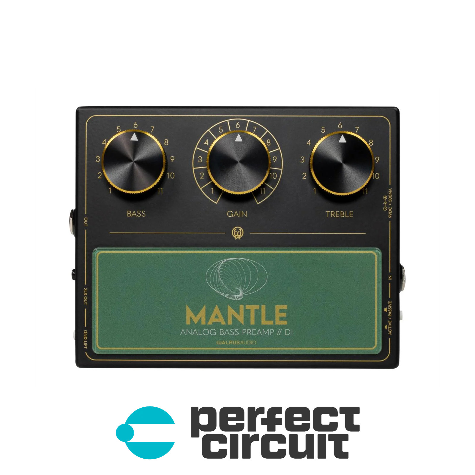 Walrus Audio Mantle Bass Preamp / DI Pedal EFFECTS - NEW - PERFECT CIRCUIT